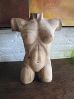 Decoratief Houten Torso sculptuur, Antiek en Kunst, Kunst | Beelden en Houtsnijwerken, Ophalen of Verzenden