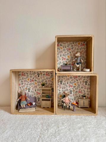 Houten poppenhuisje voor Maileg   beschikbaar voor biedingen