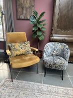 2 fauteuils van Eleonora en Be Pure, Huis en Inrichting, Fauteuils, Ophalen, Gebruikt, Minder dan 75 cm, Metaal