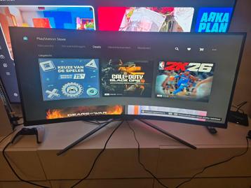 MSI MAG 345CQR 34" Curved Ultrawide Gaming Monitor 180Hz 1MS beschikbaar voor biedingen