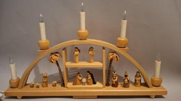 Houten kerstboog Richard Glässer – handgemaakt Seiffen beschikbaar voor biedingen