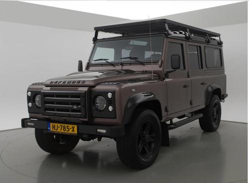 Land Rover Defender 2.4 D Stw. 110 2009 Brons, Auto's, Land Rover, Particulier, 4x4, Airconditioning, Bluetooth, Centrale vergrendeling