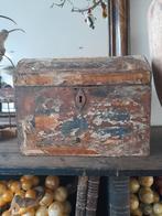 Unieke Franse Bruidskist met mooi patina, Antiek en Kunst, Ophalen of Verzenden