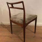 Set 4 Christian Linneberg Johannes Andersen 94 stoelen Deens, Huis en Inrichting, Stoelen, Ophalen, Bruin, Nvt, Stof