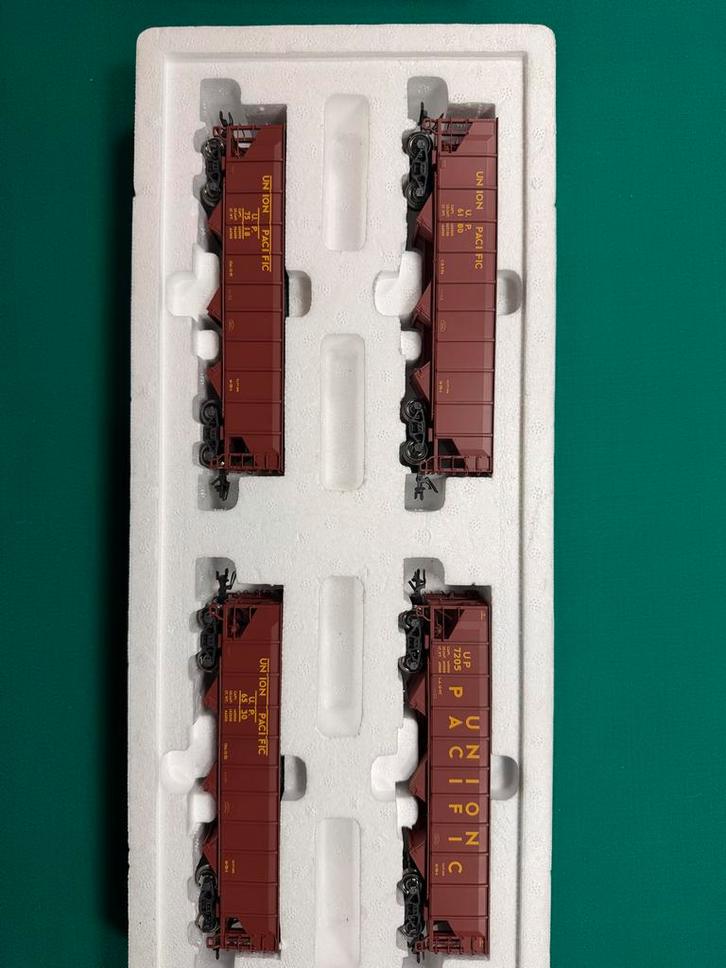 Marklin 45800 Union Pacific Trechterwagens - Als Nieuw, Hobby en Vrije tijd, Modeltreinen | H0, Zo goed als nieuw, Ophalen of Verzenden