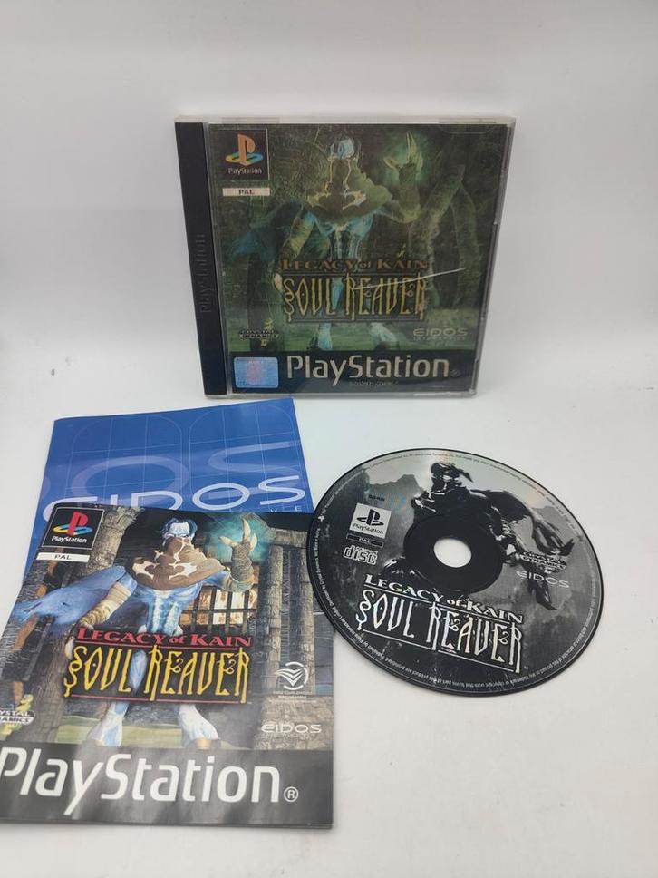 Legacy of Kain: Soul Reaver - PS1, Spelcomputers en Games, Games | Sony PlayStation 1, Gebruikt, Avontuur en Actie, 1 speler, Vanaf 16 jaar
