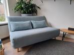 Zeegroen slaapbank 2 personen,  Maison du Monde, Ophalen, Tweepersoons, 140 cm, Zo goed als nieuw
