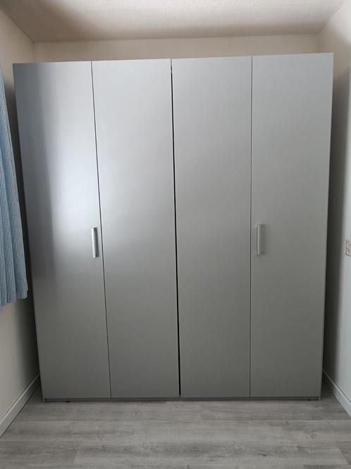 Grijze kledingkast - ong. 1,80 bij 2,10, Huis en Inrichting, Kasten | Kledingkasten, Gebruikt, 200 cm of meer, 150 tot 200 cm