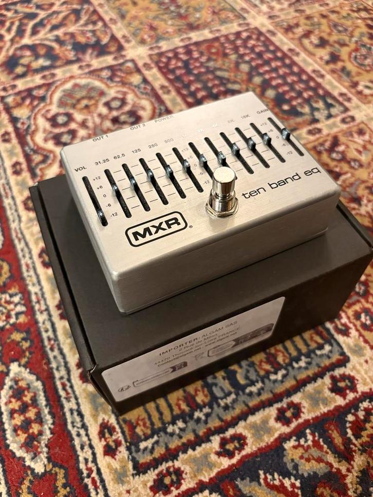MXR 10 Band EQ - Equalizer pedaal - Met AC Adapter, Muziek en Instrumenten, Effecten, Zo goed als nieuw, Equalizer, Ophalen of Verzenden