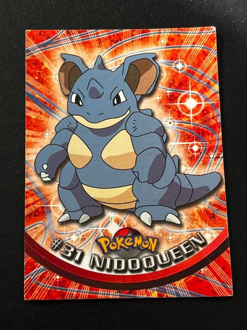 Nidoqueen #31 topps 1999 pokemon, Hobby en Vrije tijd, Verzamelkaartspellen | Pokémon, Gebruikt, Losse kaart, Ophalen of Verzenden