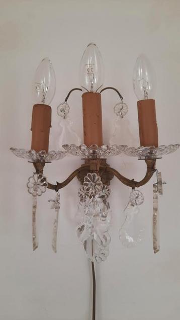 Wandlampje met pegels / applique 25V (nuzzelspul) beschikbaar voor biedingen
