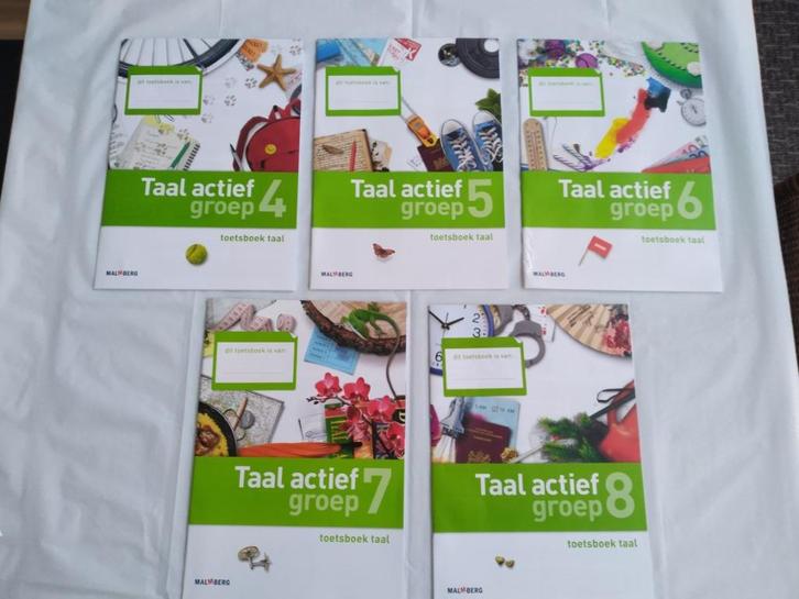 Taal Actiefc - VERSIE 4 – Toetsboek Groep 4, 5, 6, 7 en 8, Boeken, Schoolboeken, Nieuw, Nederlands, Overige niveaus, Ophalen of Verzenden