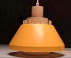 Lyskaer Belysning gele hanglamp. Model 854., Ophalen of Verzenden, Zo goed als nieuw, Minder dan 50 cm