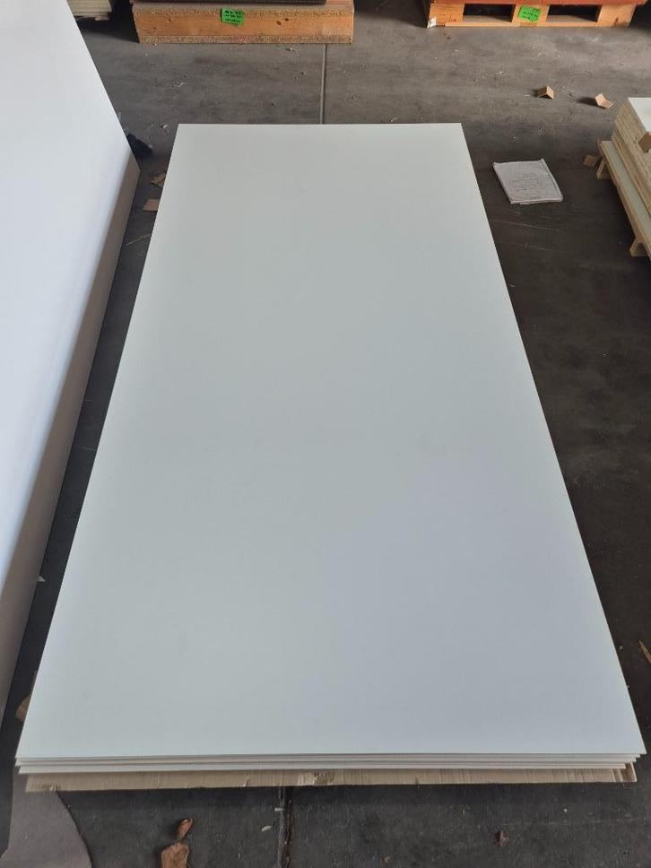 Multiplex watervast platen met HPL wit 243 x 123 x 1,2 ( 248, Doe-het-zelf en Verbouw, Platen en Panelen, Zo goed als nieuw, Multiplex