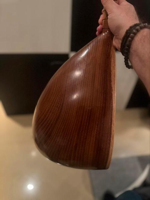 1/4 Gesneden moerbei (oyma dut) baglama saz, Muziek en Instrumenten, Snaarinstrumenten | Overige, Gebruikt, Luit, Saz of Bouzouki