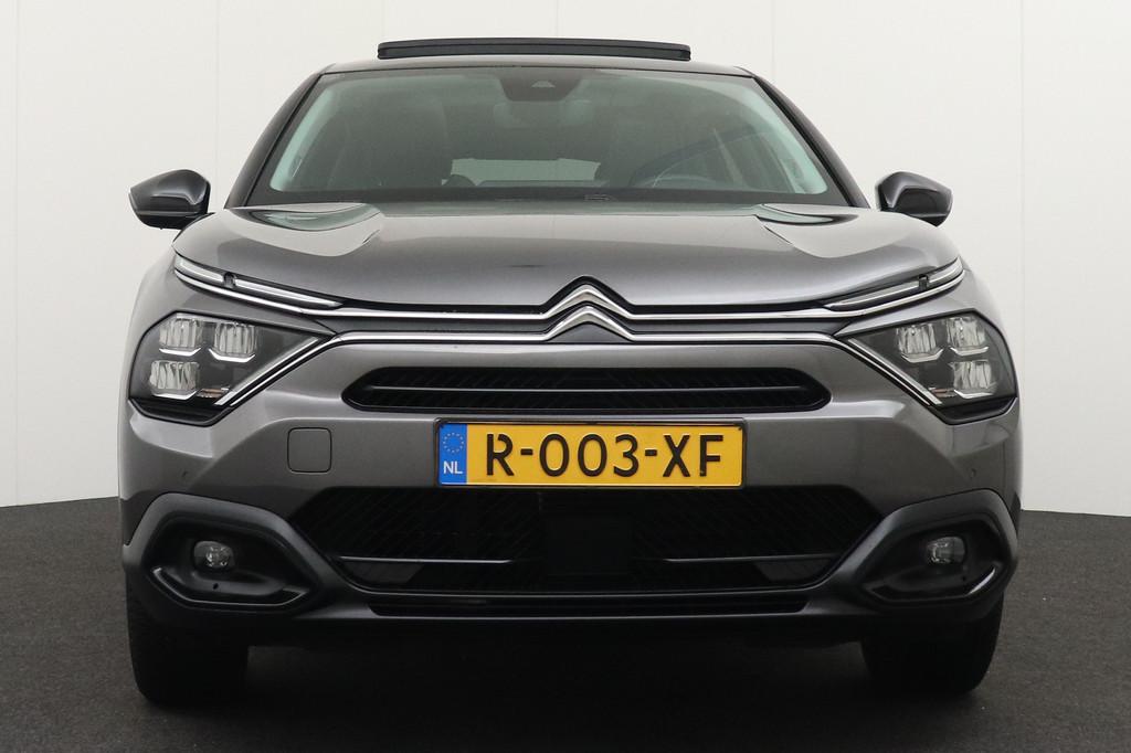 Citroën Ë-C4 Shine-Pack 50kWh Warmtepomp Pano-dak Leder Ma, Auto's, Citroën, 136 pk, Gebruikt, Zwart, 348 km