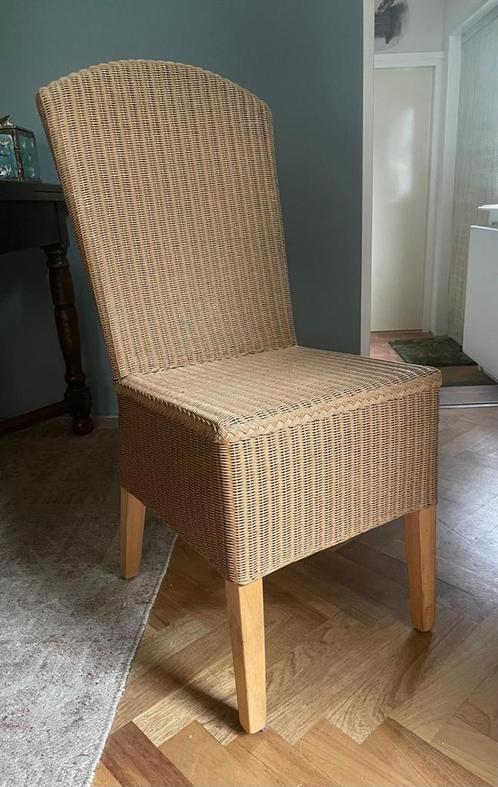 Lloyd Loom eetkamerstoelen, Huis en Inrichting, Stoelen, Gebruikt, Vijf, Zes of meer stoelen, Bruin, Ophalen
