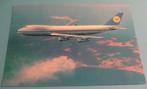 Kaart vliegtuig Lufthansa B747 jet, Verzamelen, Ansichtkaarten | Themakaarten, Ongelopen, Voertuig, Verzenden, 1980 tot heden