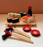 Hape | Sushi Set (Houten speelgoed), Ophalen of Verzenden, Zo goed als nieuw, Hout, Speelkeuken-accessoire