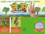 AH Top Insecten stickers (2 stickers zonder tattoo), Verzamelen, Supermarktacties, Ophalen of Verzenden, Albert Heijn