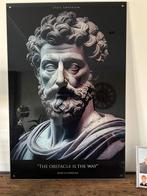 "THE OBSTACLE IS THE WAY" - Marcus Aurelius - plexiglas, Ophalen