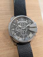 Diesel Mega Chief horloge, Sieraden, Tassen en Uiterlijk, Horloges | Heren, Ophalen of Verzenden, Gebruikt, Staal, Overige merken