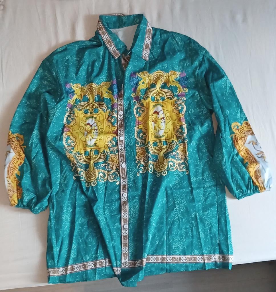 NIEUW Shein Casual shirt Allover Print, Kleding | Dames, Ophalen of Verzenden, Nieuw, Maat 46/48 (XL) of groter, Korte mouw