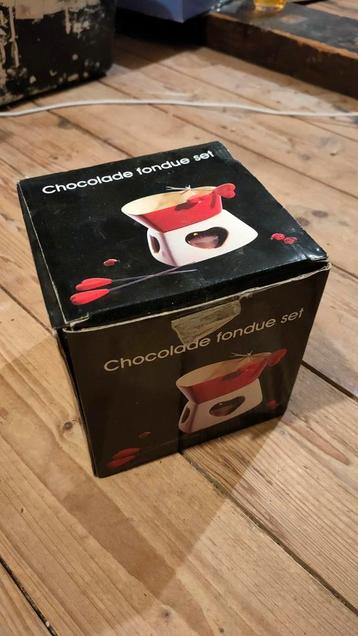 Chocolade fondue set NIEUW  beschikbaar voor biedingen