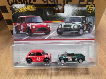 Hotwheels Premium " Mini Cooper set 2 pack " 1:64  beschikbaar voor biedingen