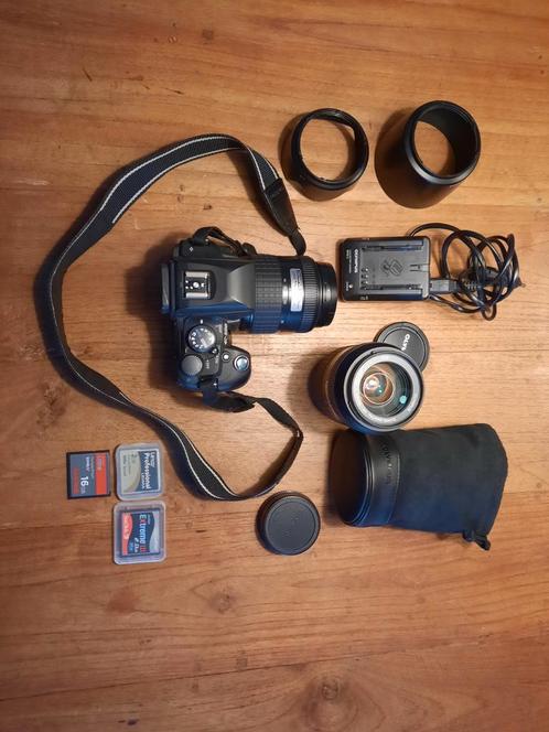 Olympus E 500 Digitale camera (Body + 2 lenzen) en extras, Audio, Tv en Foto, Fotocamera's Digitaal, Gebruikt, Spiegelreflex, Olympus