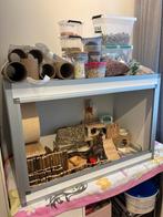 Hamster terrarium incl. toebehoren., Dieren en Toebehoren, Kooi, Zo goed als nieuw, Hamster, 75 tot 110 cm