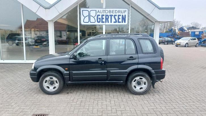 Suzuki Grand Vitara 2.0 5D 2002 zwart Lage kilometerstand, Auto's, Suzuki, Bedrijf, Grand Vitara, ABS, Airbags, Airconditioning