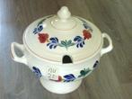 boerenbont hoge soepterrine., Huis en Inrichting, Keuken | Servies, Overige typen, Ophalen of Verzenden, Zo goed als nieuw, Aardewerk