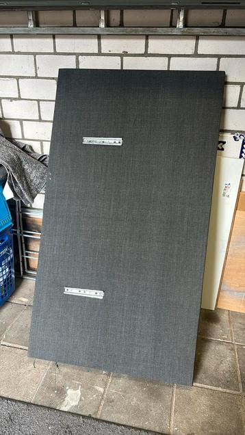 Hoofdbord boxspring 140cm Donkergrijs Gestoffeerd beschikbaar voor biedingen