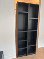Zwarte boekenkast 200x80x28, Huis en Inrichting, Kasten | Boekenkasten, Gebruikt, 200 cm of meer, 25 tot 50 cm, Overige materialen