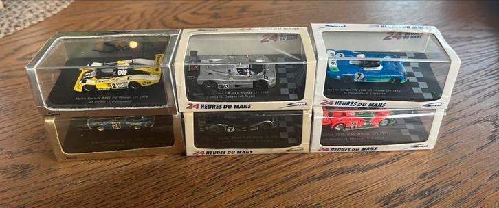 Spark Le Mans Winners 1:87 – set van 6 modellen, Hobby en Vrije tijd, Modelauto's | 1:87, Zo goed als nieuw, Auto, Overige merken