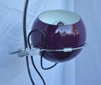 Gepo staande lamp | Vloerlamp bollamp | Booglamp Aubergine, Huis en Inrichting, Lampen | Vloerlampen, Metaal, Design - Vintage - 70ties - Bollamp - Staande lamp - Mid century