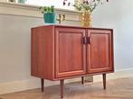 Vintage kastje dressoir badkamermeubel teak hout jaren 50/60, Ophalen, Teakhout, Minder dan 150 cm, Minder dan 100 cm