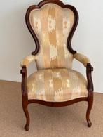 ANTIEKE FAUTEUIL met UNIEK HOGE RUGLEUNING, Ophalen