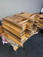 Vintage klapstoelen - 29 stuks, Ophalen, Gebruikt, Bruin, Vintage