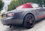 Mazda MX-5 | Unieke rood/antraciet combi | APK 06-2026, Auto's, 13 km/l, Achterwielaandrijving, Zwart, 4 cilinders