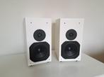 chario hiper 2000 boekenplank speaker wit witte speaker, Gebruikt, 60 tot 120 watt, Front, Rear of Stereo speakers, Ophalen