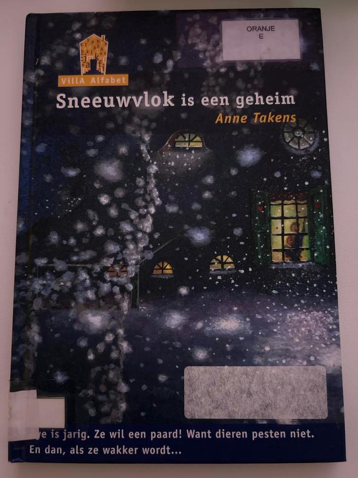 Sneeuwvlok is een geheim - Anne Takens, Boeken, Kinderboeken | Jeugd | onder 10 jaar, Gelezen, Fictie algemeen, Ophalen of Verzenden