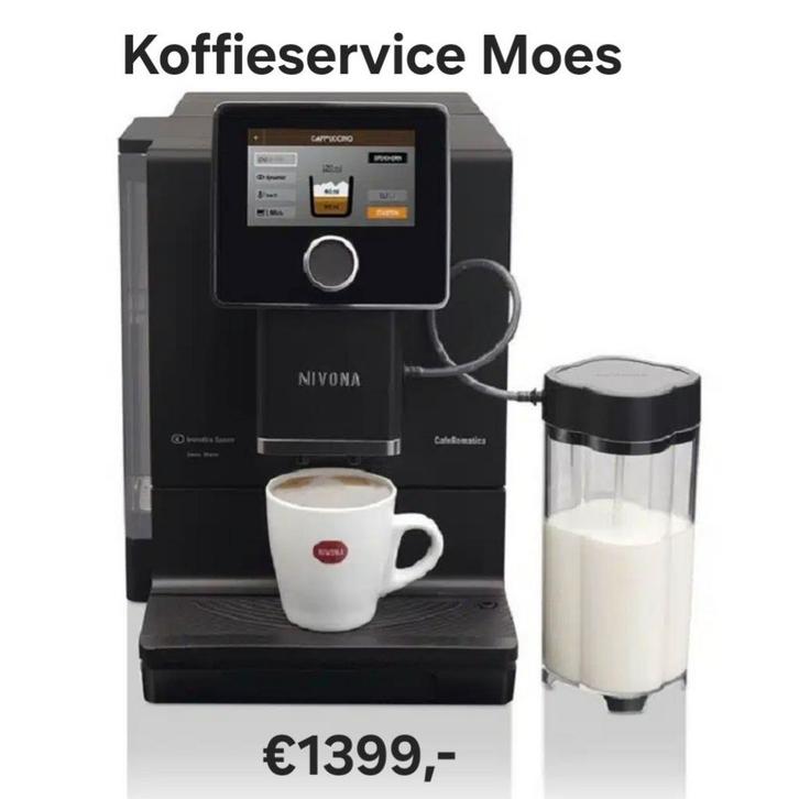 Nivona 960 nieuw bij Koffieservice Moes €1399,-, Witgoed en Apparatuur, Koffiezetapparaten, Zo goed als nieuw, Koffiemachine, Ophalen of Verzenden
