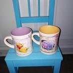 Winnie The Pooh bekers in leuke kleurtjes Disney 2 stuks, Ophalen, Winnie de Poeh of vrienden, Zo goed als nieuw, Servies