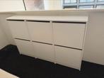 3x IKEA BISSA wit, Ophalen, Zo goed als nieuw