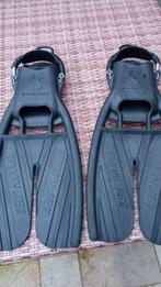Scubapro Twin jet vinnen - Maat Large met rvs springstraps., Watersport en Boten, Duiken, Ophalen of Verzenden, Gebruikt, Zwem- of Duikvliezen