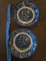 Staffordshire Historic Colonial Scenes Betsy Ross schaal, Ophalen of Verzenden