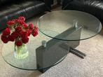 Rolf Benz Design Salontafel, Huis en Inrichting, Tafels | Salontafels, 50 tot 100 cm, Minder dan 50 cm, Glas, Modern