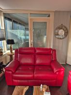 Mooi rood bankstel. 2,5 en 2 zits. Robuust modern, Huis en Inrichting, Ophalen, Overige maten, 150 tot 200 cm, Leer